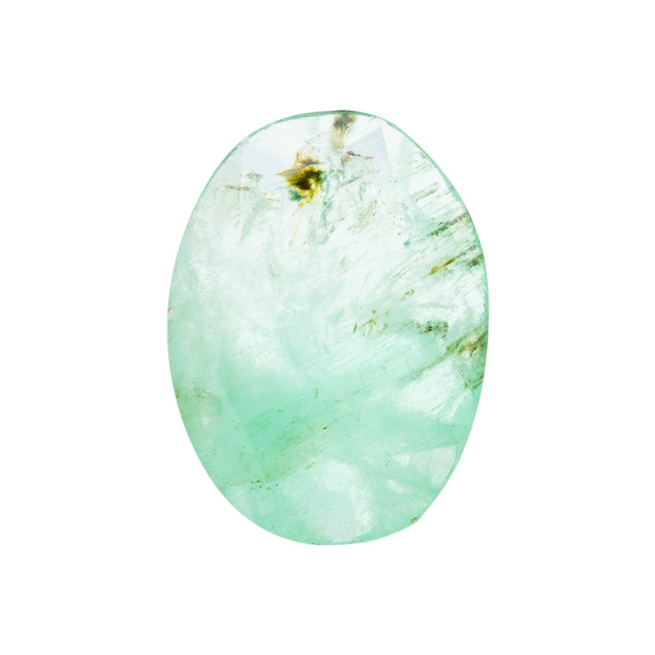1.11ct Radiant Natural Emerald - Oval Cut