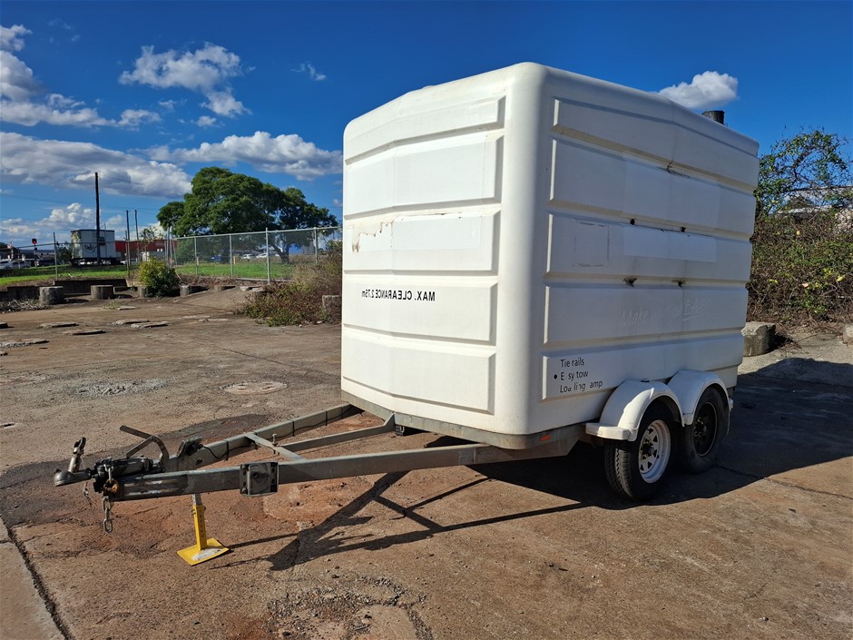 2013 AD ENGINEERING tandem large enclosed trailer Auction (0030-7057568 ...
