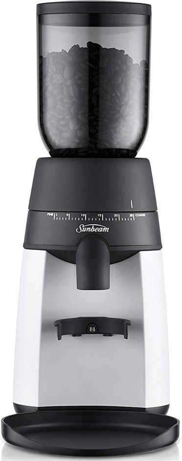 SUNBEAM Grindfresh Conical Burr Coffee Grinder, Model: EM0440. NB: Minor us