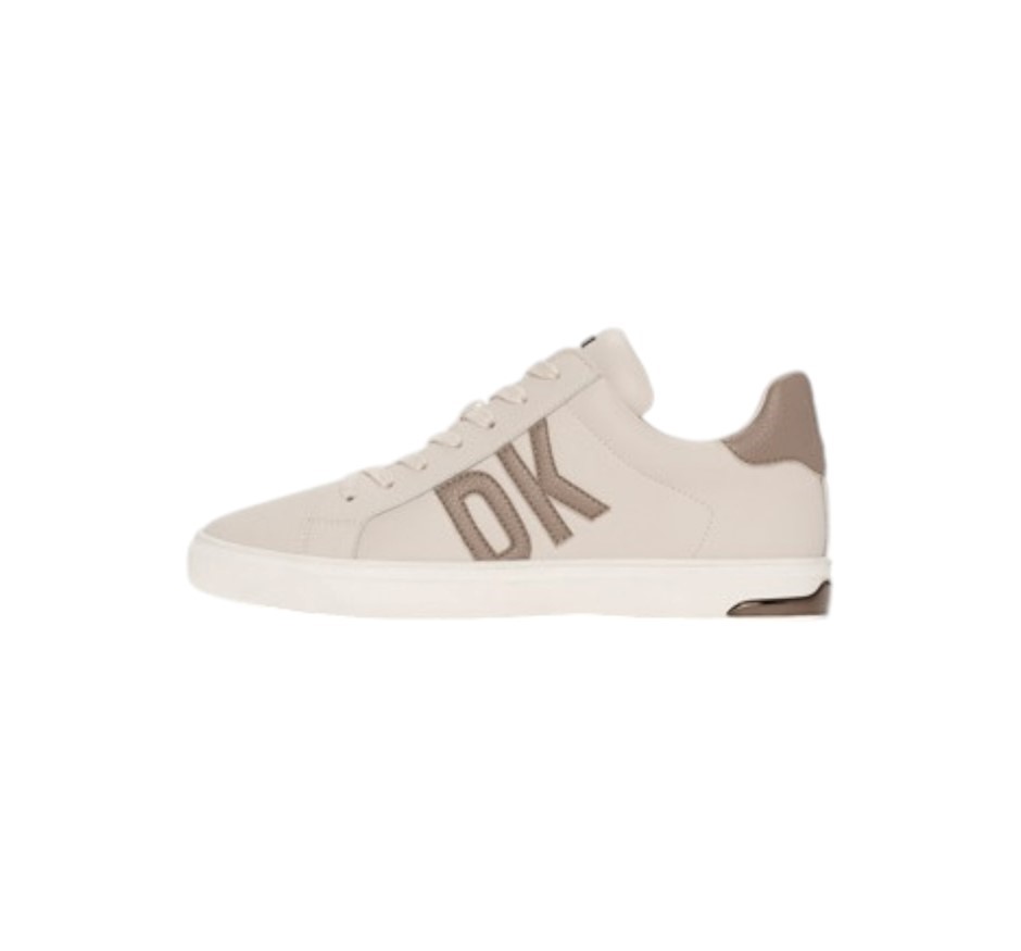 DKNY Women's Abeni Lace-Up Sneakers, Size US 8M, Pebble/Toffee, K2336528.