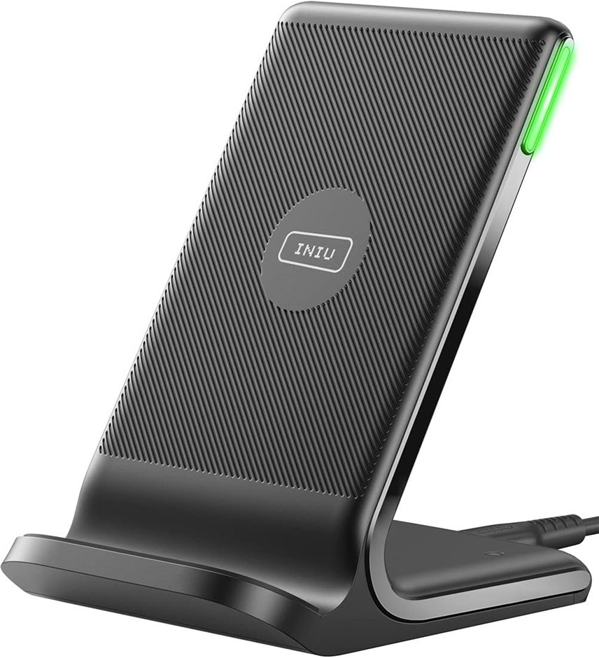 INIU Wireless Charger, 15W Qi Fast Charging Station. Buyers Note - Discoun