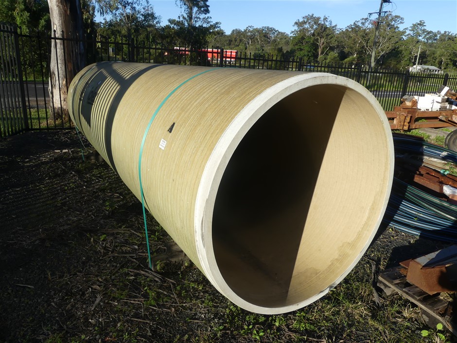 RPC Pipe Systems Polyester Coated Concrete Pipe (Unused) Auction (0114 ...