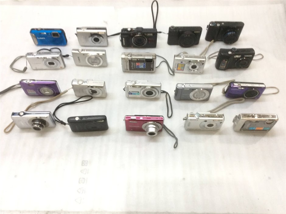  Assorted Cameras & Accessories 