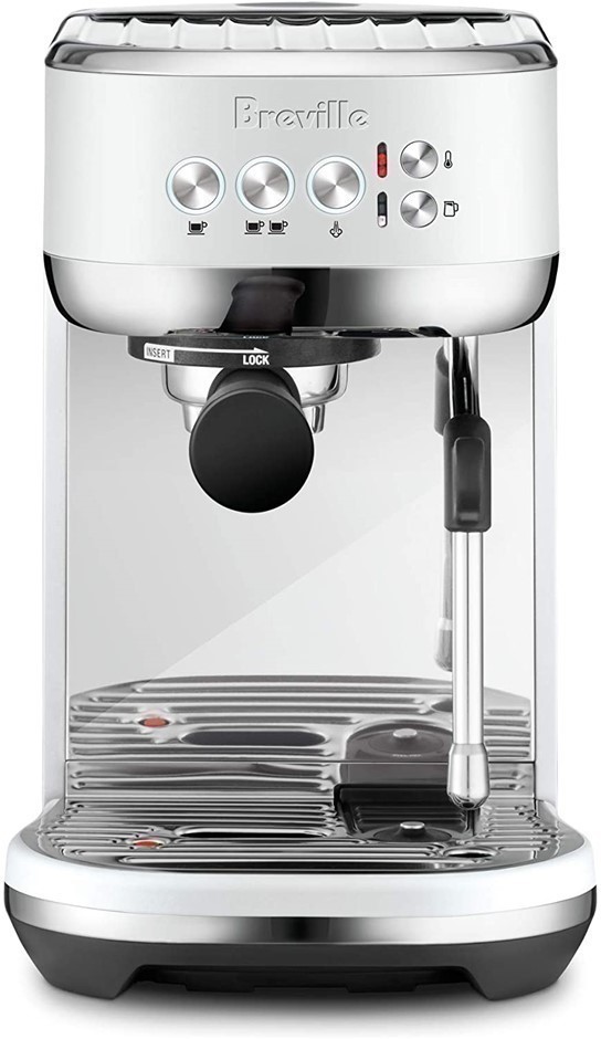 BREVILLE Bambino Plus Espresso Machine, Colour: Sea Salt, Model: BES500SST.