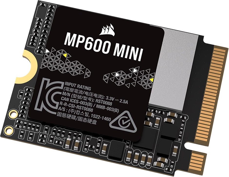 CORSAIR MP600 Mini 1TB M.2 NVMe PCIe x4 Gen4 2 SSD – M.2 2230 – Up to 7,000