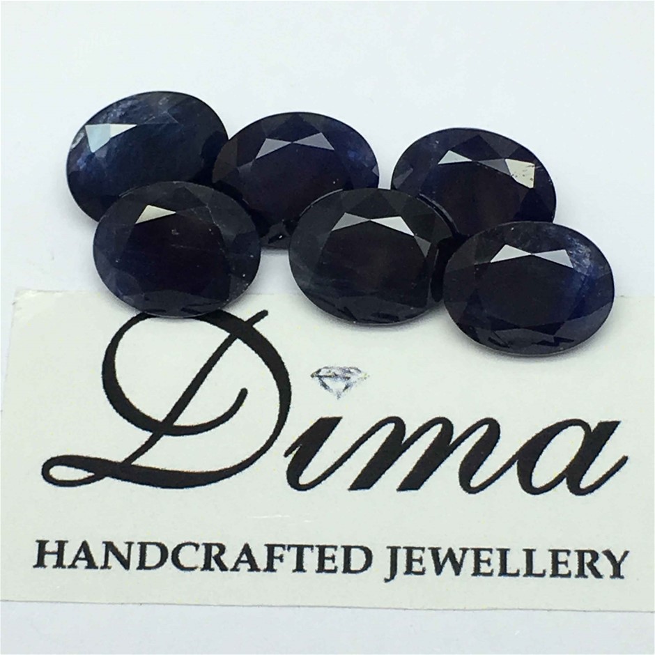 Six loose Sapphire, 19.27ct in Total