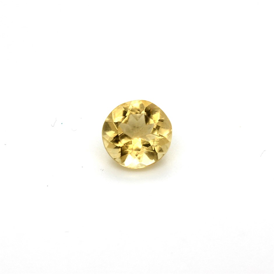 2.44 Ct Round Citrine Gemstone