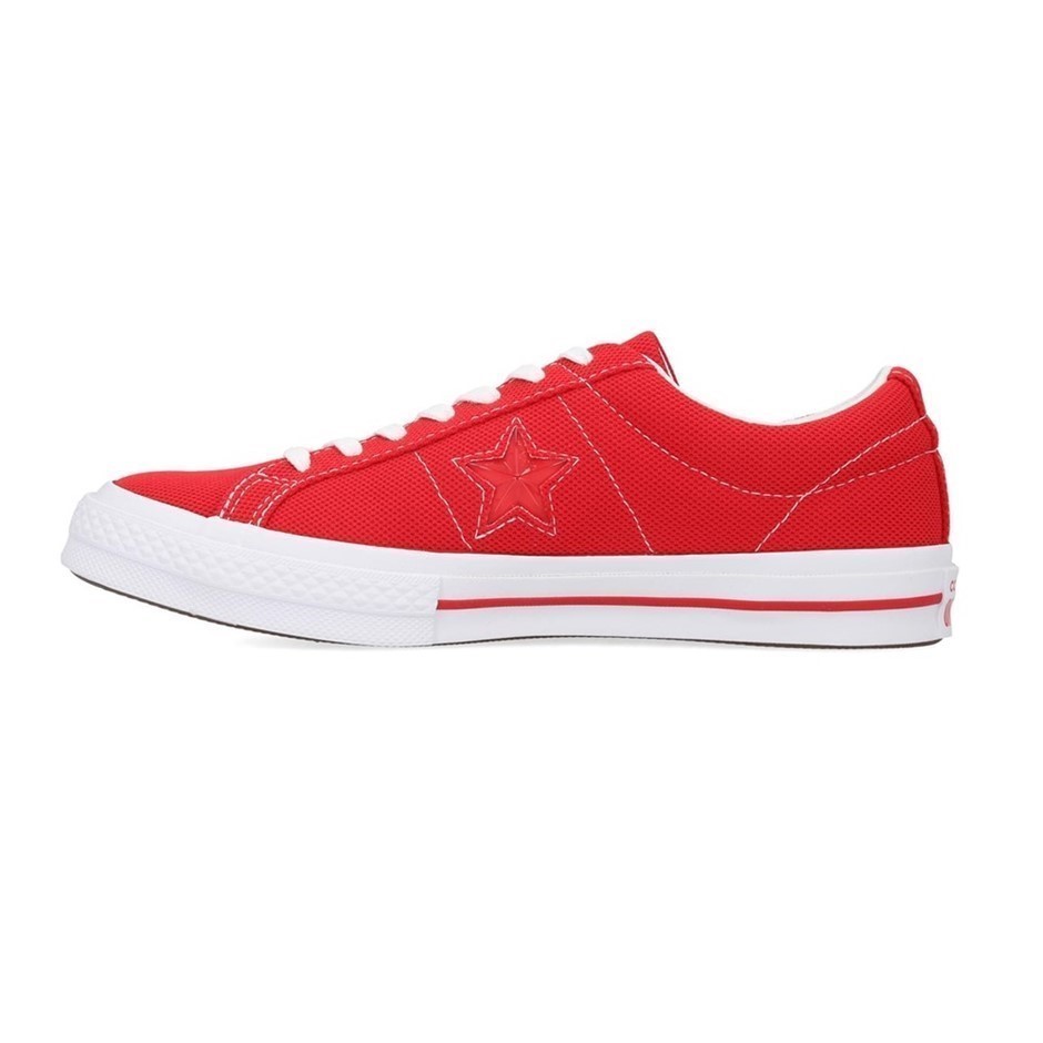 CONVERSE Unisex's One Star Ox Shoes US Size: 9(M), 11(W), Enamel Red / Whit