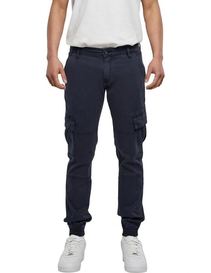 URBAN CLASSICS Men's Cargo Pants, Size 36, 98% Cotton, Midnight Navy. Buye