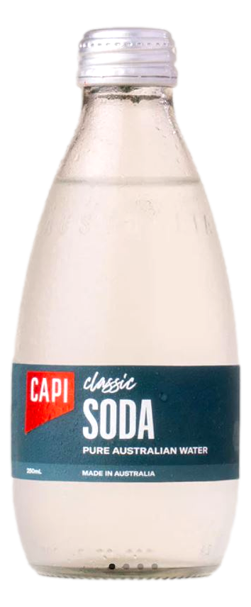 Capi Soda Water (24 x 250mL).