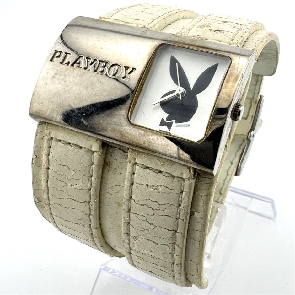 No Reserve Vintage C.1980's Playboy Leather Bondage Cuff