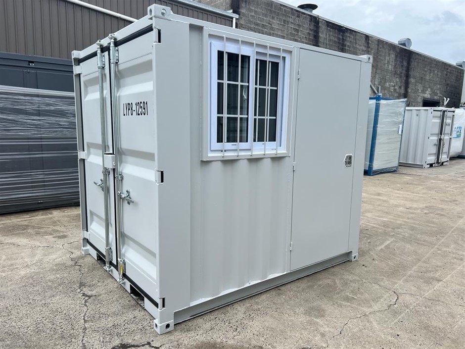 Unused 8FT Storage Container / Site Hut