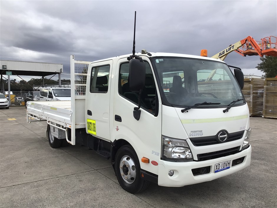 2016 Hino 716 300 Series2 C/Cab Wide 2 4 x 2 Tray Body Truck