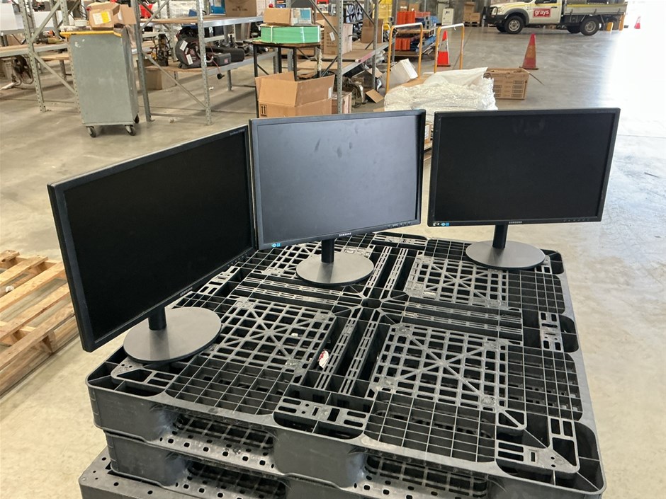 3x Samsung Syncmaster S24B420 LCD Monitor LS24B420BWB/XY Auction (0003 ...