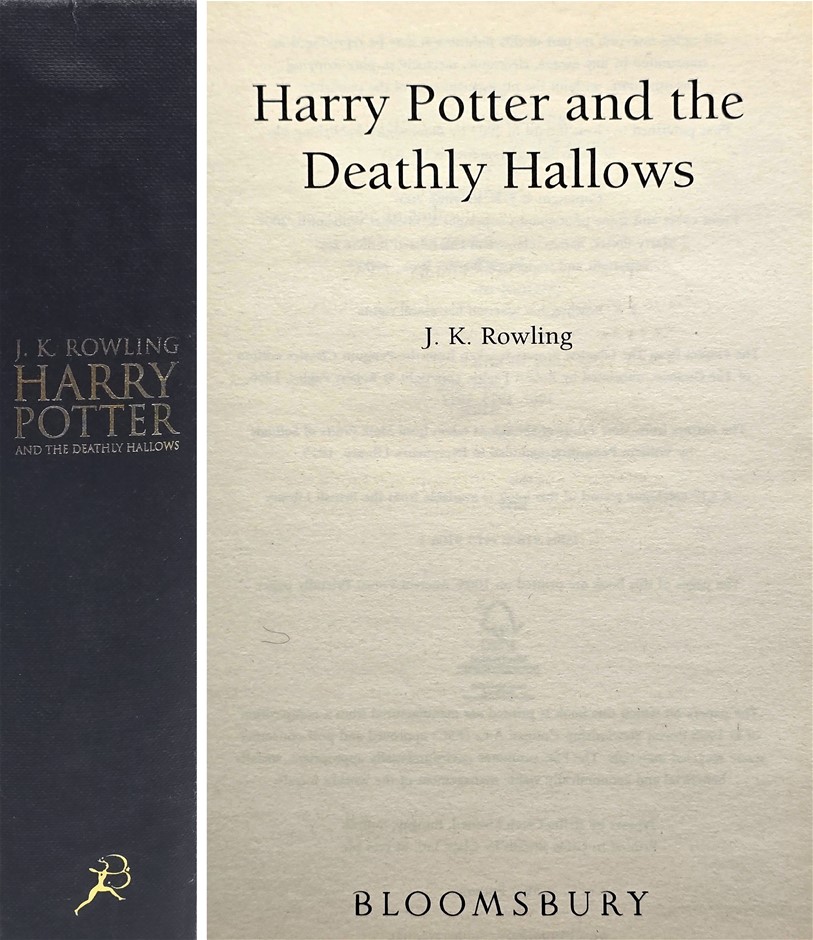 No Reserve First Edition - Harry Potter And The Deathly