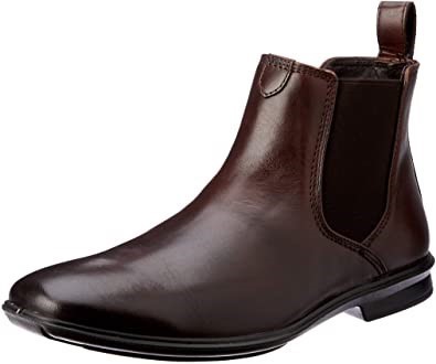 HUSH PUPPIES Men's Chelsea Boots, Size US9 / UK8 / EU42, Colour: Mahogany L