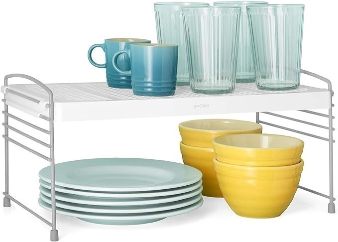 YOUCOPIA Adjustable-Height UpSpace Shelf, Shelf Riser, Adjustable height (3