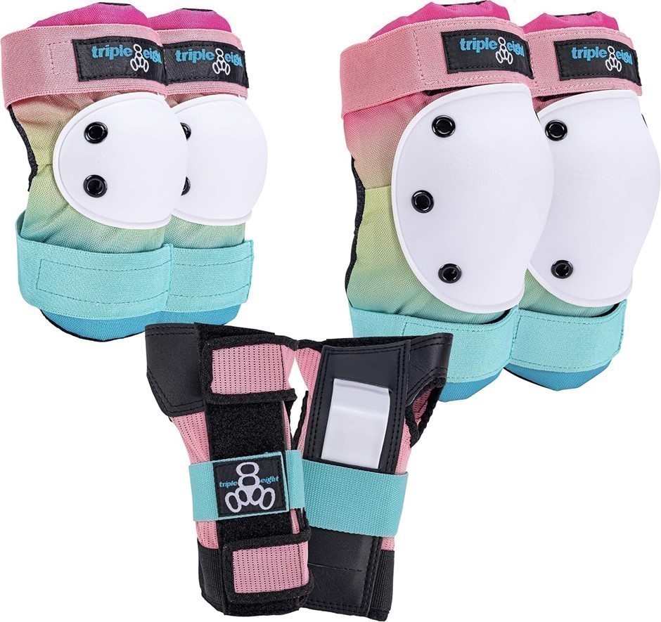 2 x TRIPLE EIGHT Saver Series Protection Pack, Size: Small, For Skates/Biki