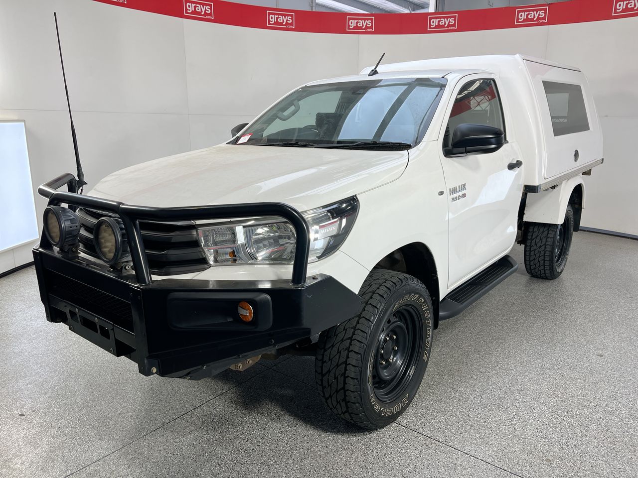 2019 Toyota Hilux SR (4x4) GUN126R TD MT Cab Chassis