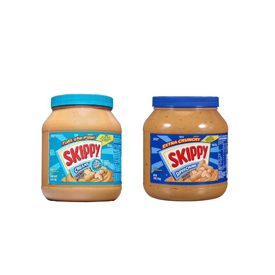SKIPPY Creamy & Crunchy Peanut Butter, 1.81kg. N.B. Damaged packaging.