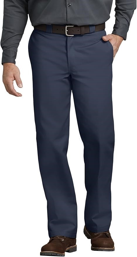 DICKIES Men's Original 874 Work Pants, 33W x 31L, Navy, 874NV.
