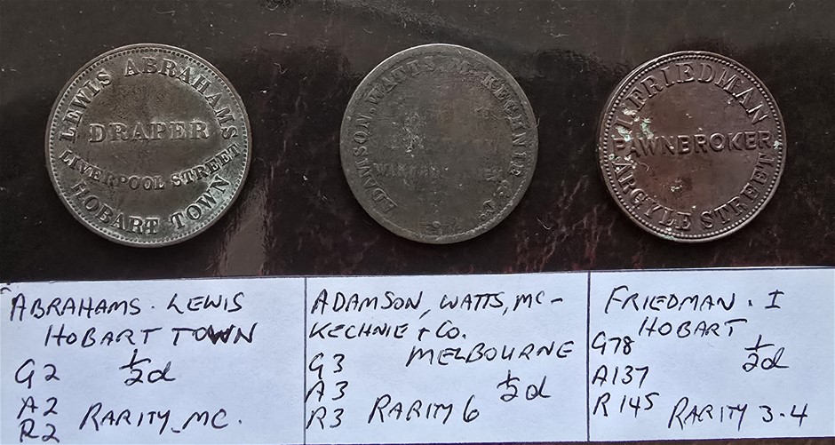 Australasian Trade Tokens Auction