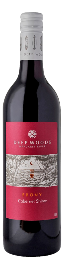 Deep Woods Ebony Cabernet Shiraz 2021 (6x 750mL) Margaret River