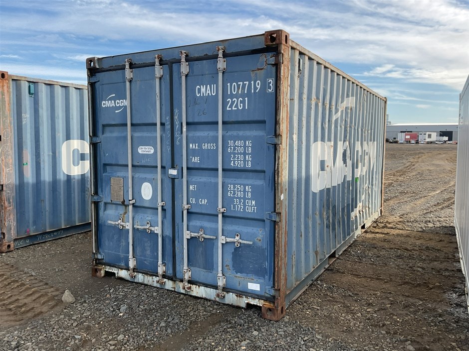 GB / C 7027 BV/2006 6050 x 2430 x 2570mm (H) Shipping Container Auction ...