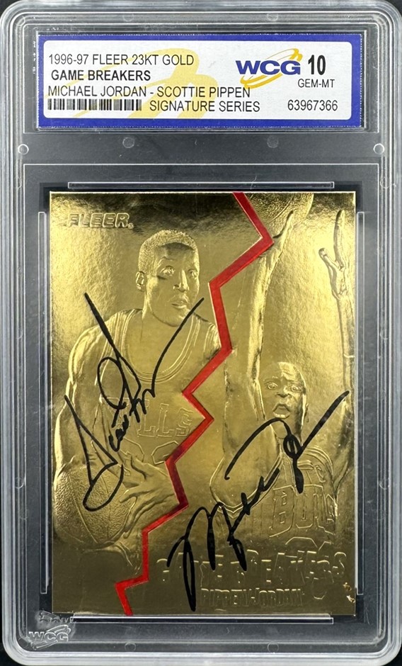 No Reserve 1996-97 Fleer 23 Carat Gold Game Breakers Michael