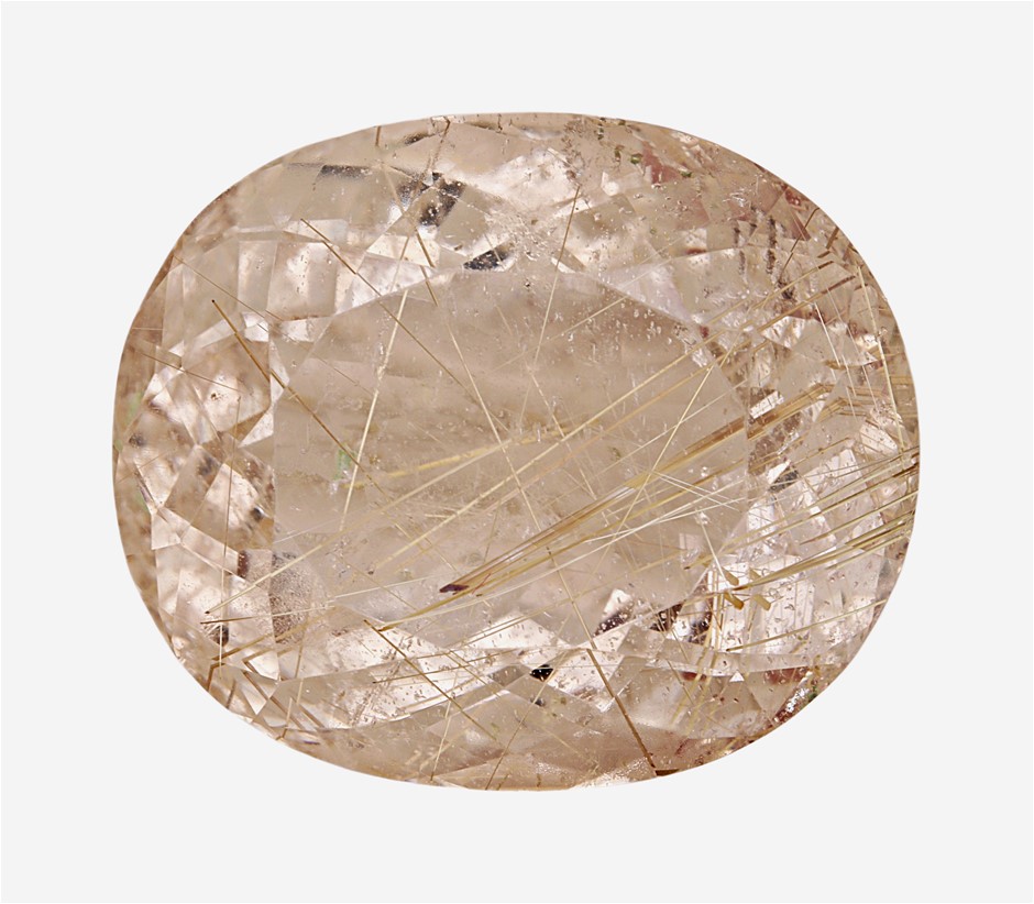 26.64 Carats Yellow Rutile Quartz