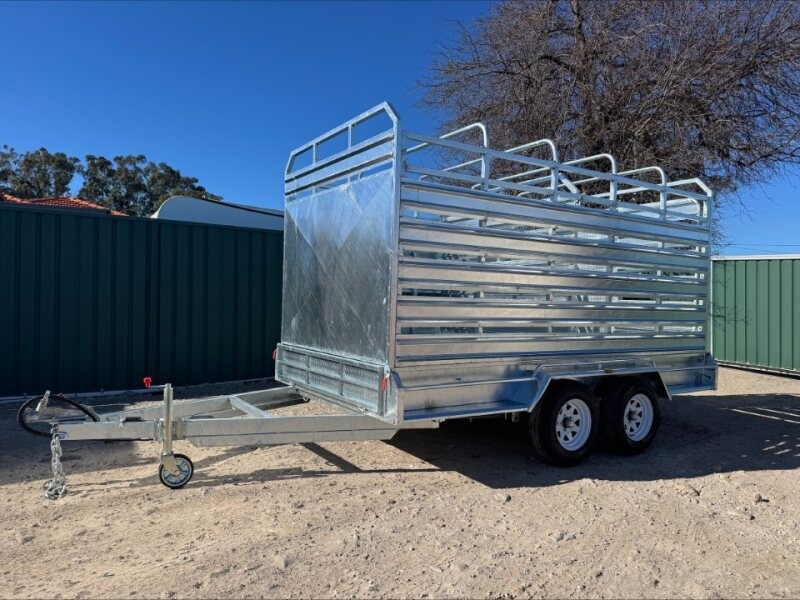 2025 Unused Galvanised Dual Axle 12' x 6' Cattle Trailer (Unused)