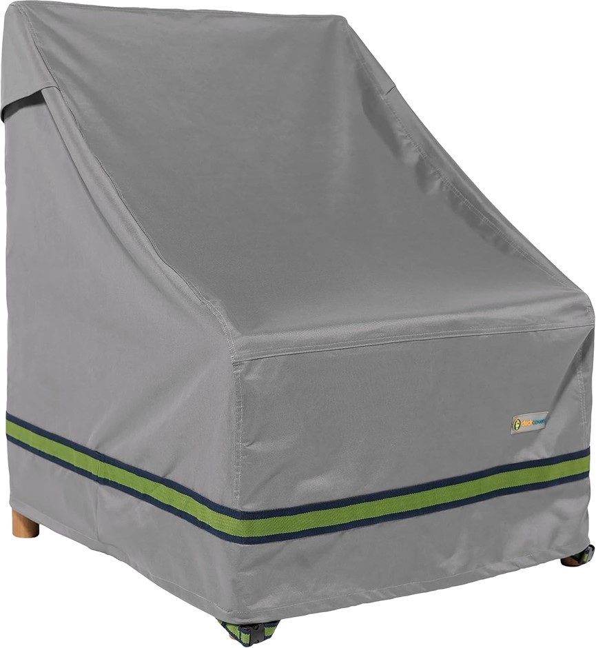 DUCK COVERS Soteria Rainproof Chair Cover With Patio Chair Cover. Size: 29