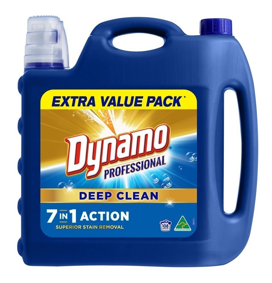 DYNAMO Professional Deep Clean 7-In-1 Action Liquid Laundry Detergent, 6L.