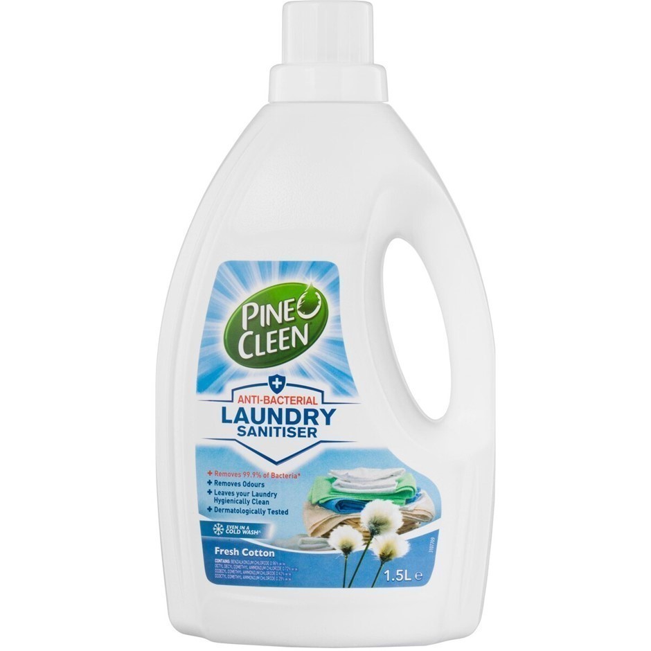 PINE O CLEEN Laundry Sanitiser, 4L. NB: Damaged bottle.