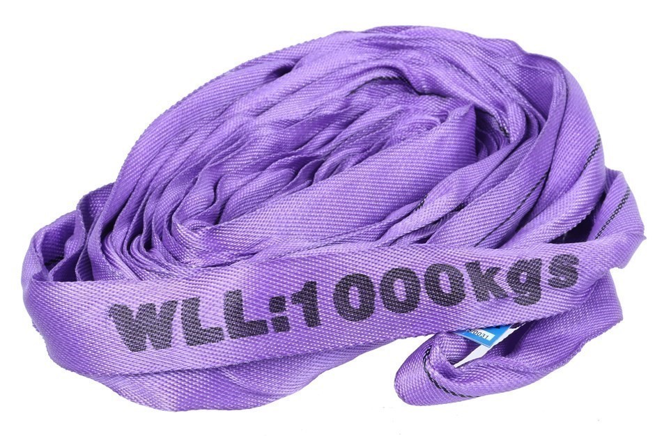 Round Lifting Sling, WLL 1,000kg x 5M (With Test Cert).  Buyers Note - Disc
