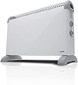 GOLDAIR 2000W Convection Heater, White, GCV125. Powers on. No further testi