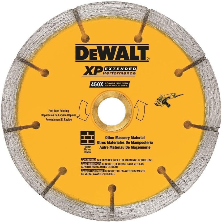 Pack of 2 x DEWALT 0.250 XP Sandwich Tuck Point Blade, 6-Inch. Model DW4739