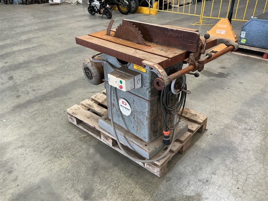 Durden Bench Saw Industrial Vintage