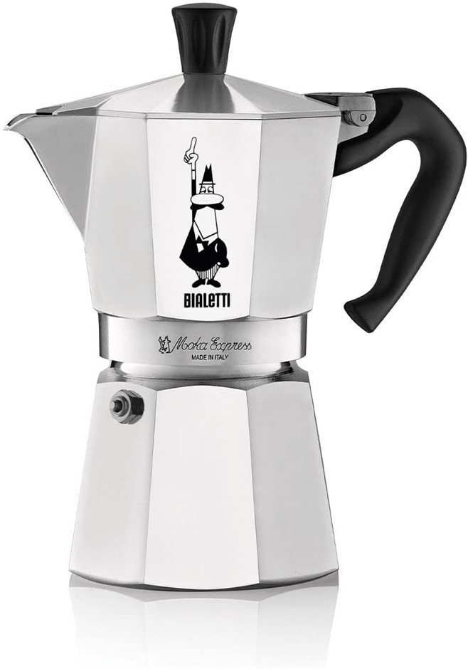BIALETTI Express Moka Pot, 6 Cup, 1.4L, Aluminium Silver, 6800