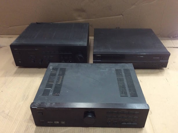 Yamaha CDC-585 Disc Changer+Rotel RSP-985 Surround Processor (Lot of 3 ...