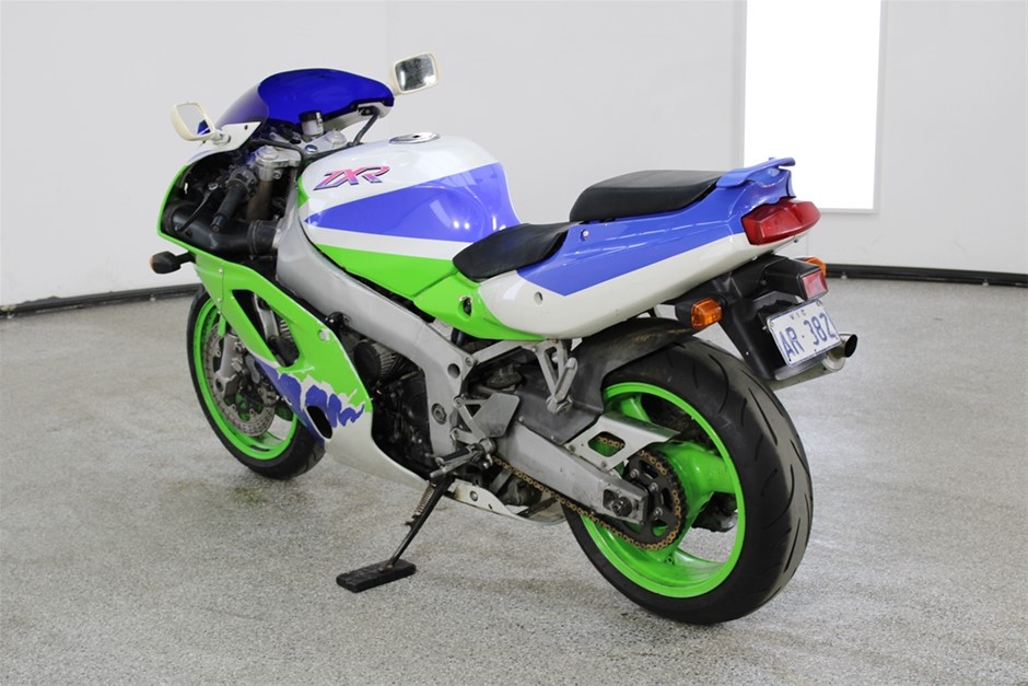 シャー 1993 Kawasaki ZXR750 – Rare Race Heritage Model, 27002 km