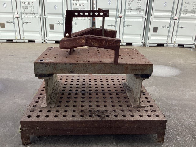 Welding/Fabrication Tables, Qty x 2, Custom Jib, Qty x 1 Auction (0015 ...
