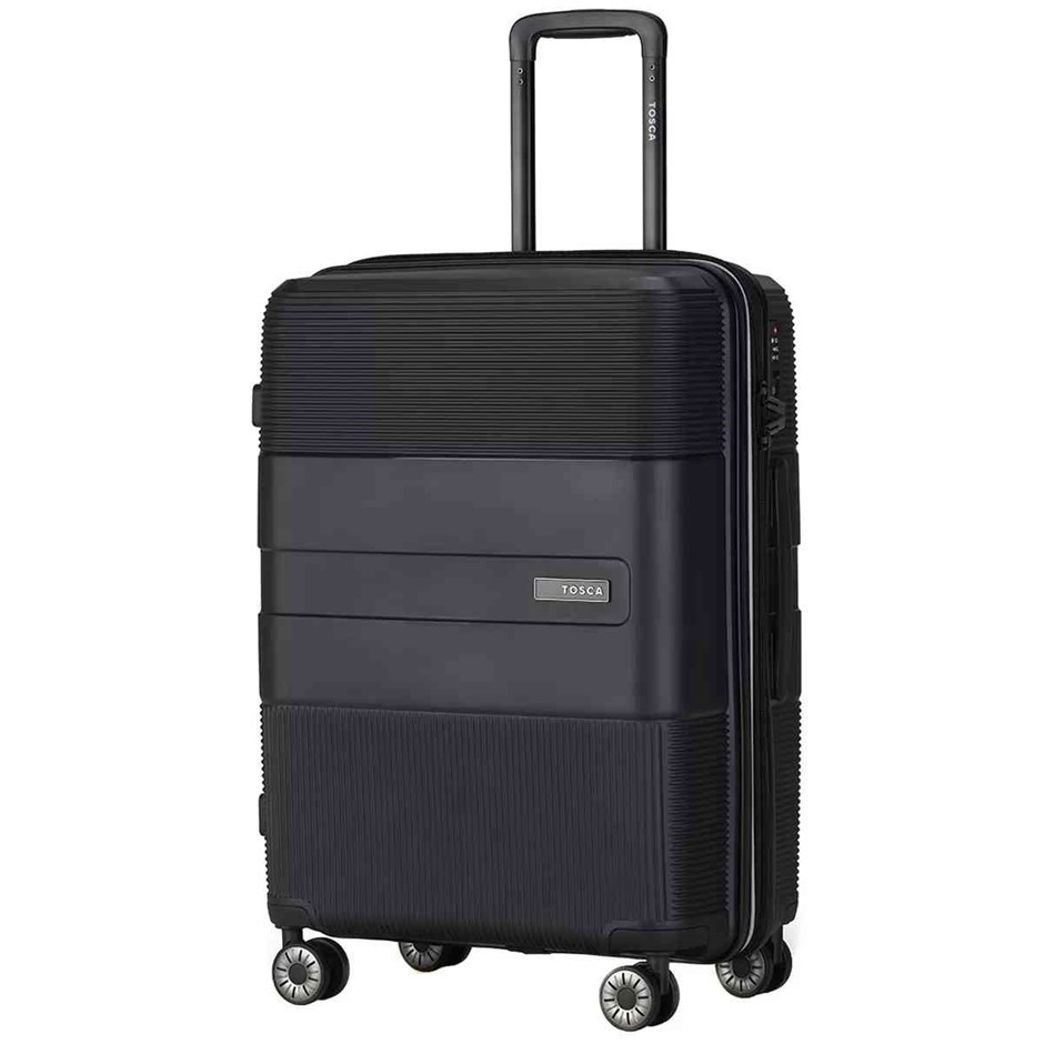 TOSCA Orion Small Luggage, 55cm Carry-On Case, Black. NB: Minor Use