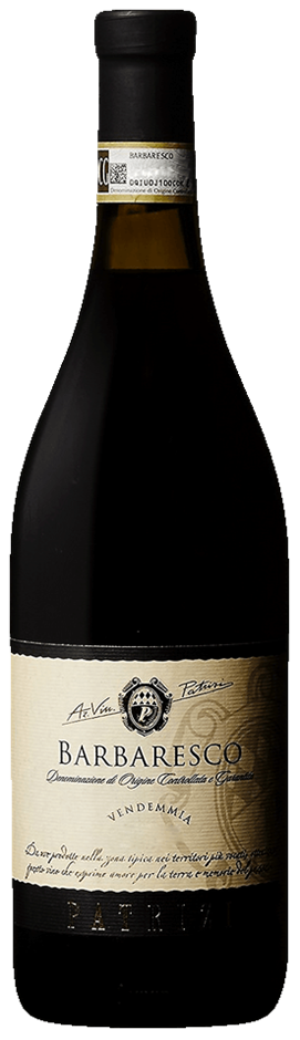 Patrizi Barbaresco 2019 (12 x 750mL), Pi
