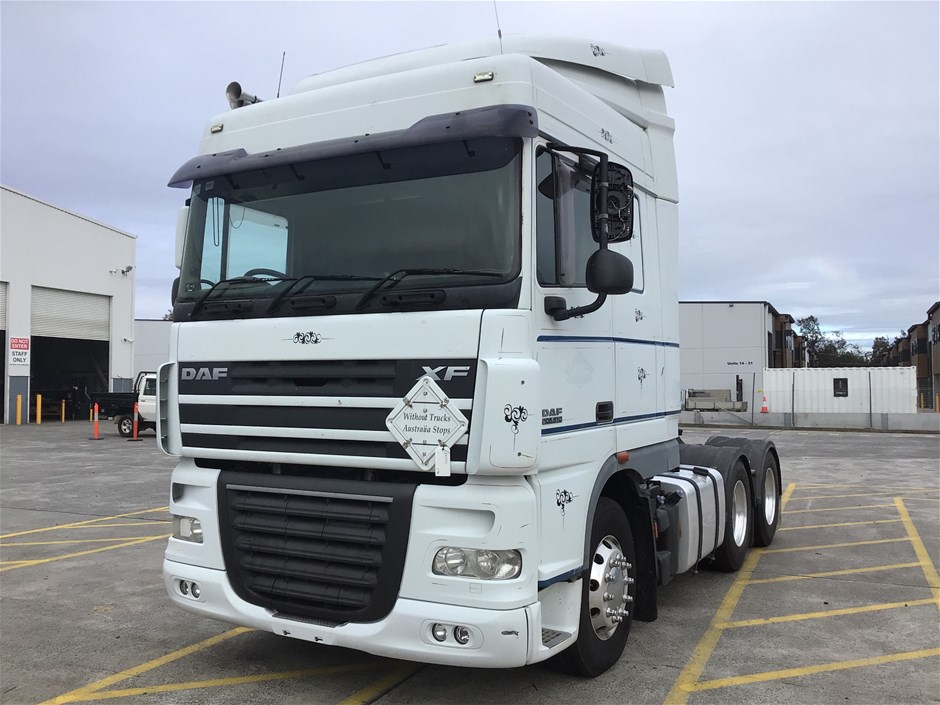 No Reserve 2012 DAF XF105 6 x 4 Prime Mover Truck