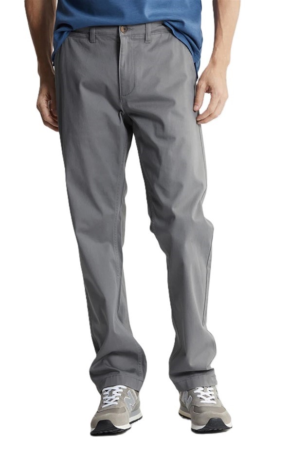 JACHS Men's Bowie Fit Mid-Rise Slim Straight Pant, Size 32x30, 98% Cotton,