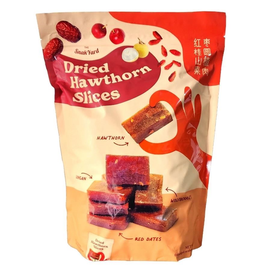 2 x THE SNAK YARD Dried Hawthorn Slices, 1kg. NB: Damaged outer packaging &