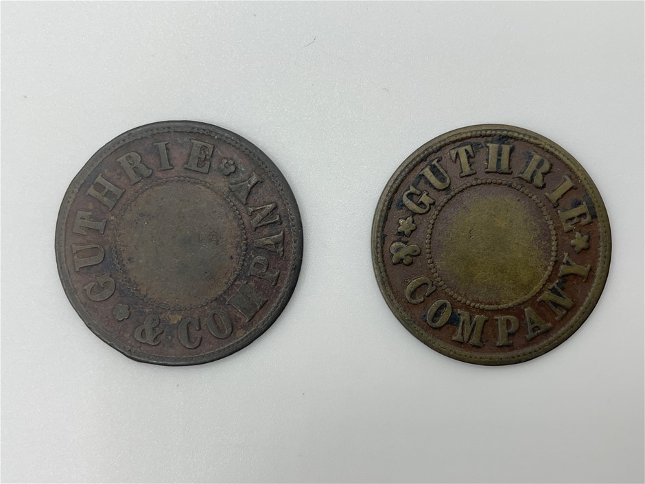 2 x South Africa, Port Elizabeth, Guthrie and Co, workers tally C:1903