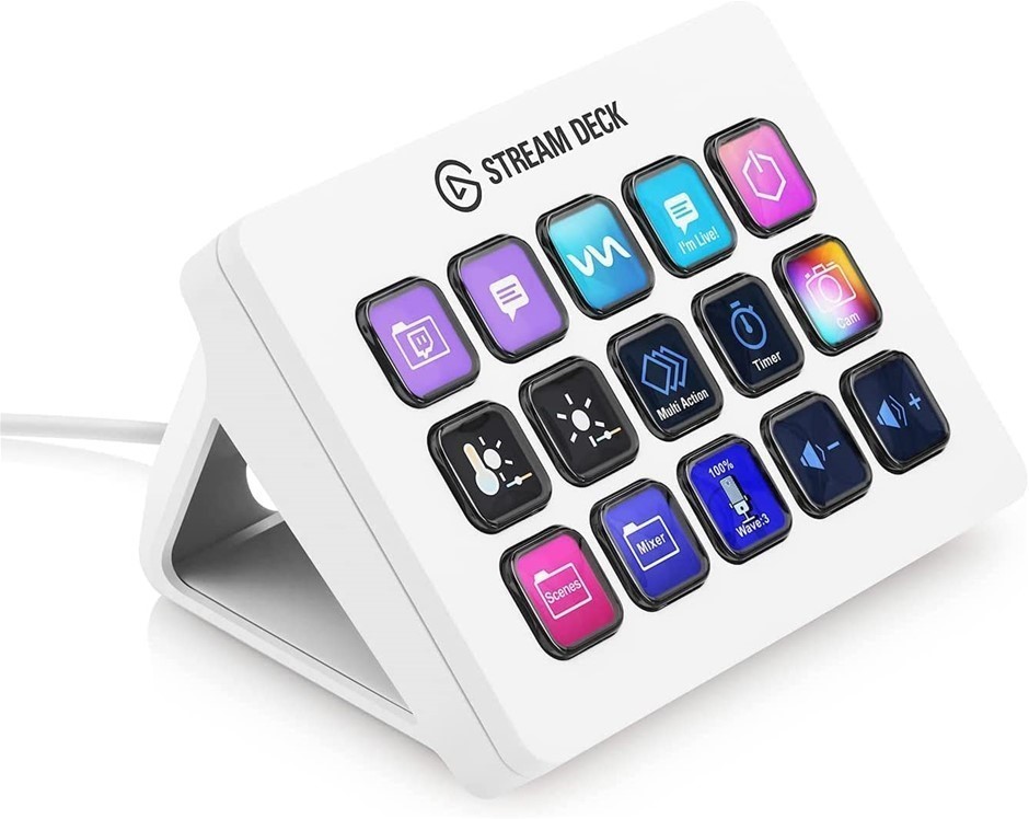 ELGATO Stream Deck MK.2 – Studio Controller, 15 Macro Keys.  Buyers Note -