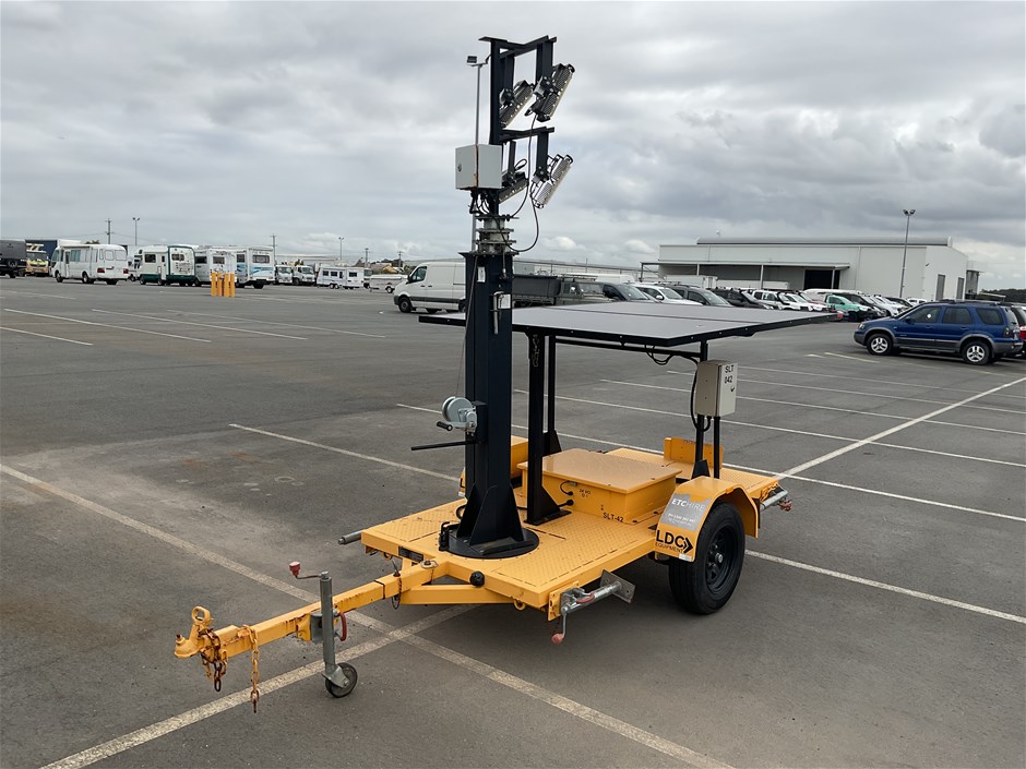 2018 Global Traffic Equipment SLT Single Light Tower Trailer